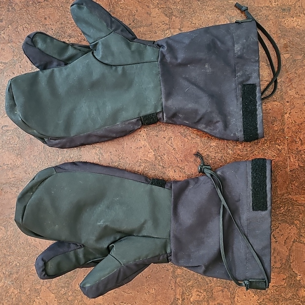 Black Winter Mittens